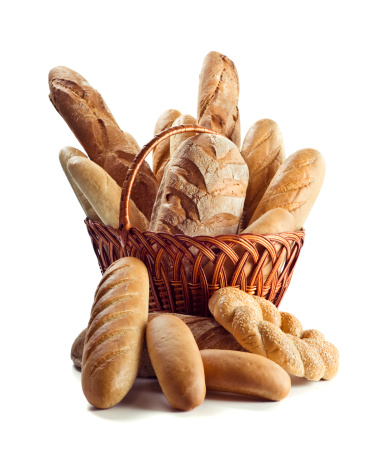 High quality isolated. All sorts breads composition