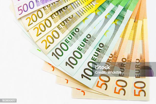 Fan Von Eurobanknoten Stockfoto und mehr Bilder von EU-Währung - EU-Währung, Euro-Symbol, Geldschein