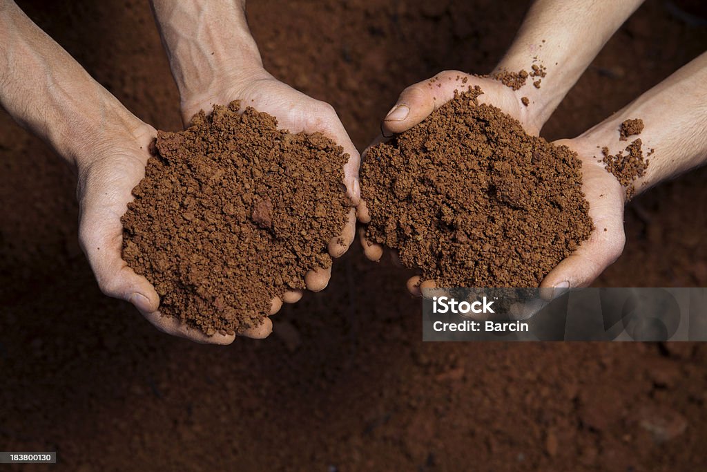 Terre dans les mains - Photo de Sol - Phénomène naturel libre de droits