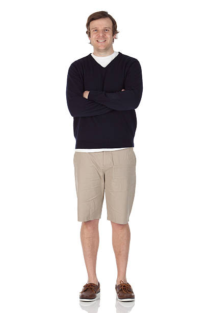 istock Man standing with arms crossed 183800145