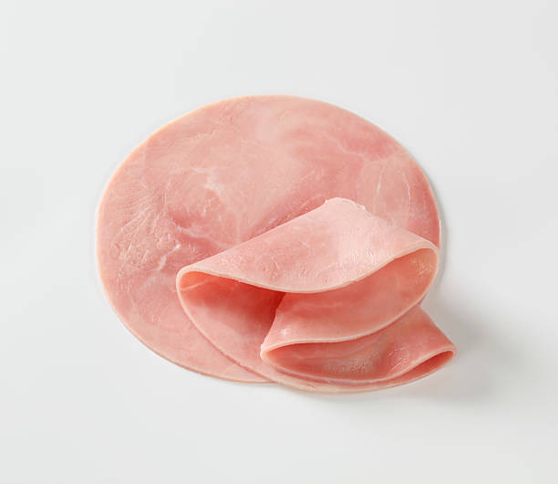 istock Slices of ham 183801140