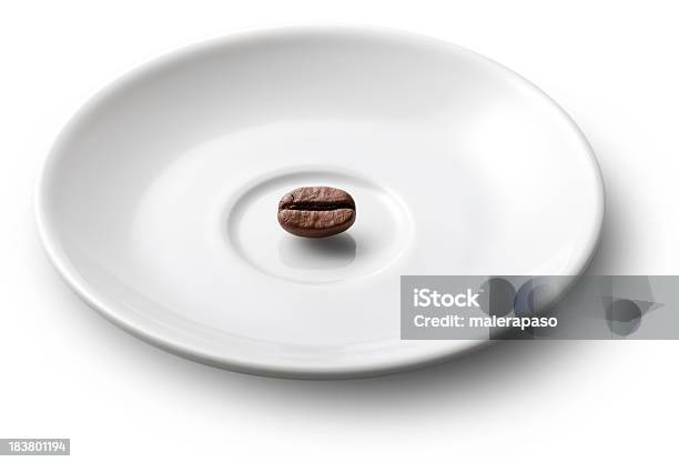 Coffee Bean In A Saucer Stock Photo - Download Image Now - Black Coffee, Black Color, Bowl