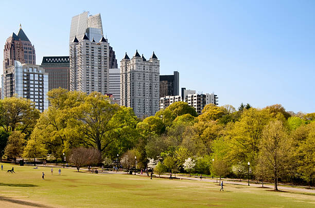 atlanta - piedmont park foto e immagini stock