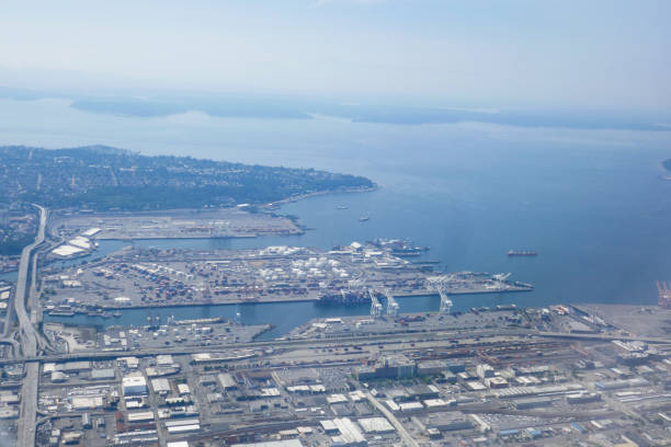 istock Taking off at SeaTac Airport, USA 1838016027