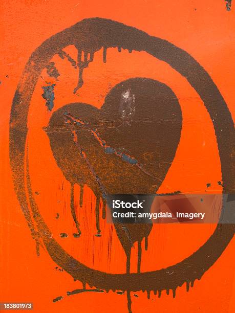 Heart Stock Photo - Download Image Now - Graffiti, Heart Shape, Love - Emotion