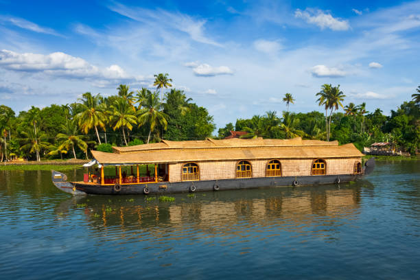 istock Houseboat on Kerala backwaters, India 1838020439