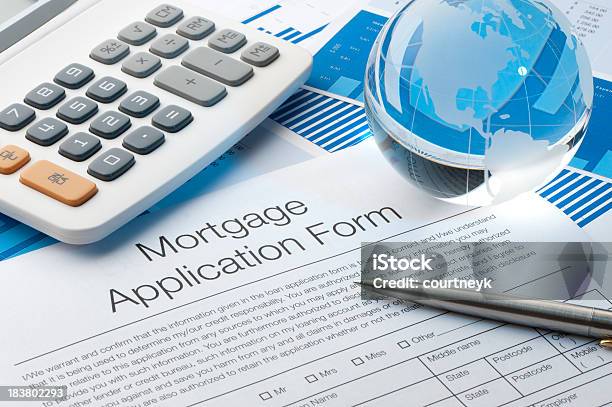 Mortgage Application Form Stock Photo - Download Image Now - Agreement, Application Form, Applying