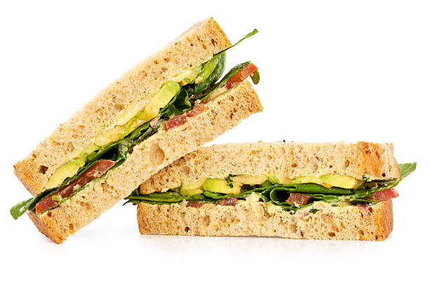 Avacado Sandwich stock photo