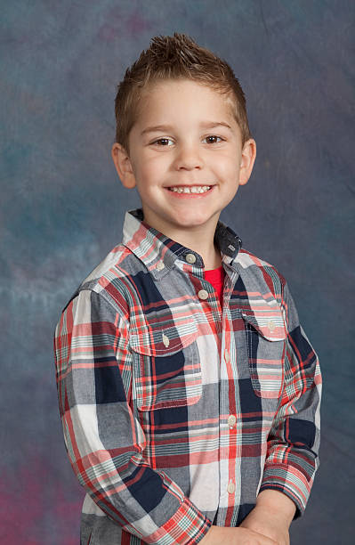 Young Boy School / Yearbook Portrait Age 4