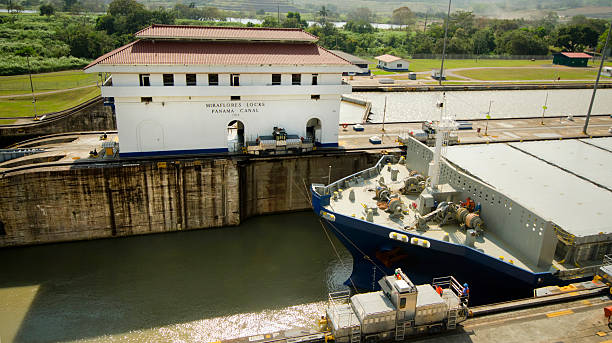 istock Panama Canal - Miraflores Locks 183803114