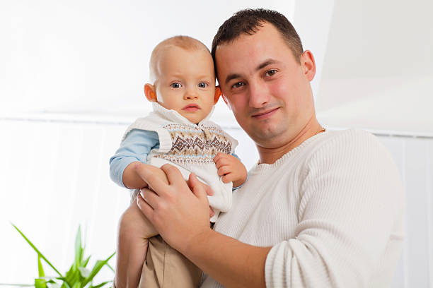 istock Father and little baby son. 183803146