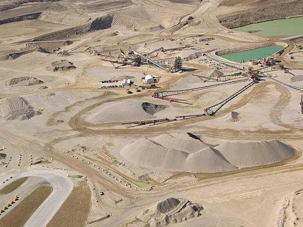 istock Sand Quarry Aerial Photo 183803979