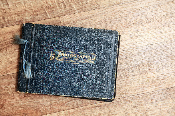 istock Old photograph album 183804154