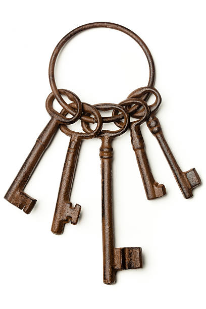 stortbui Bewust worden Bedachtzaam Vintage Keychain Stock Photos, Pictures & Royalty-Free Images - iStock