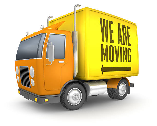 estamos mudando. - moving van moving office moving house truck - fotografias e filmes do acervo