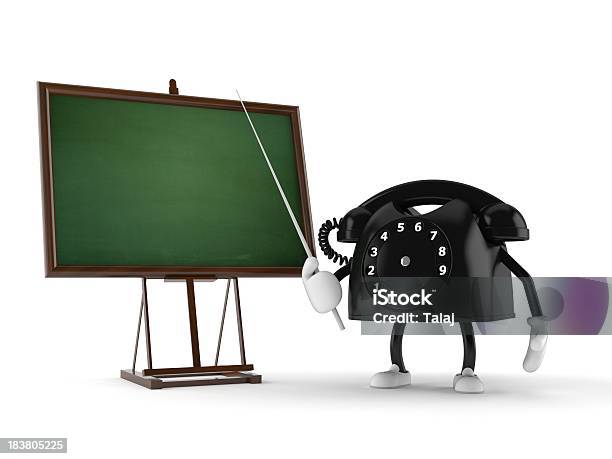 Telephone Stock Photo - Download Image Now - Aiming, Black Color, Blank