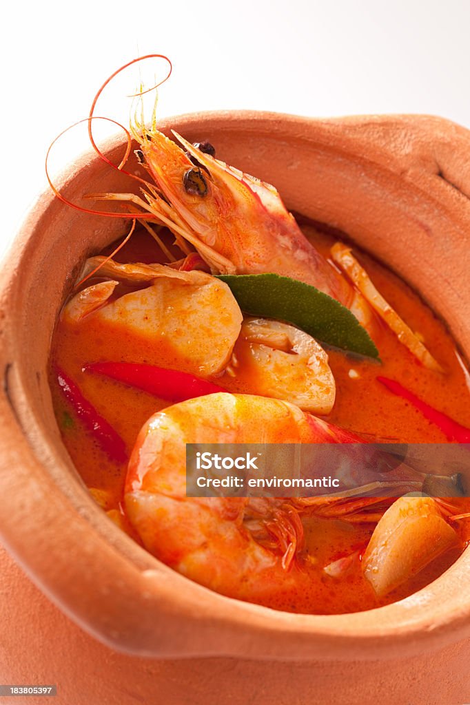 Como la sopa Tom Yam tailandés de camarones. - Foto de stock de Alimento libre de derechos