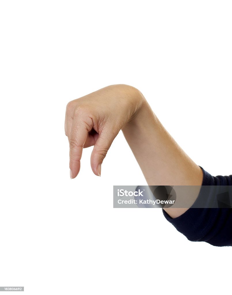 Lettre Q en langage des signes américain - Photo de Adulte libre de droits