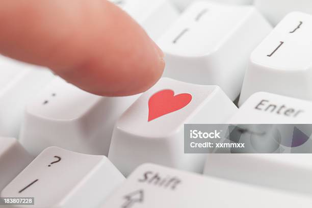 Elija El Amor Foto de stock y más banco de imágenes de Símbolo en forma de corazón - Símbolo en forma de corazón, Teclado de ordenador, Amor - Sentimiento