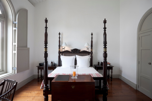 luxury hotel room at the amangalla in galle sri lanka