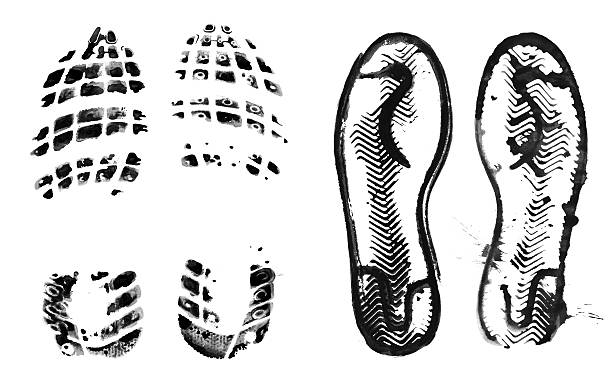istock Sport Shoe print 183807474