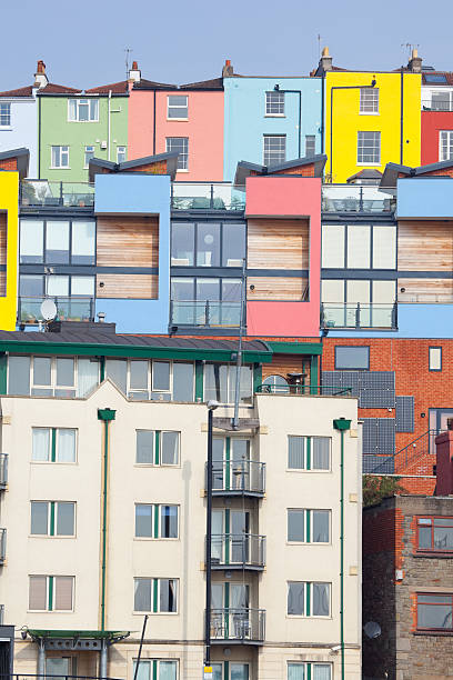 istock Colourful Houses - Old And New 183807545
