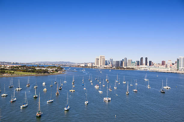 istock San Diego harbor with water and boats 183807558