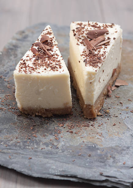 istock Two Slices of Cheesecake 183807830