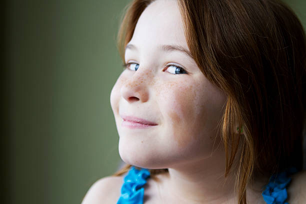 istock Beautiful Smiling Red Haired Girl 183808247