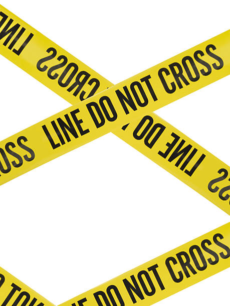 istock Line Do Not Cross Tape (Clipping Path) 183808259