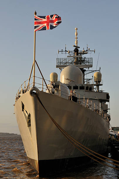 Royal Navy Destroyer docked at Pierhead, Liverpool.