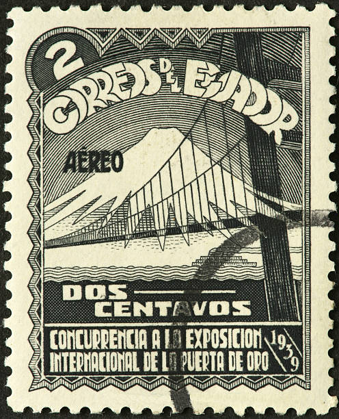 istock Ecuadorian volcano and suspension bridge 183808277
