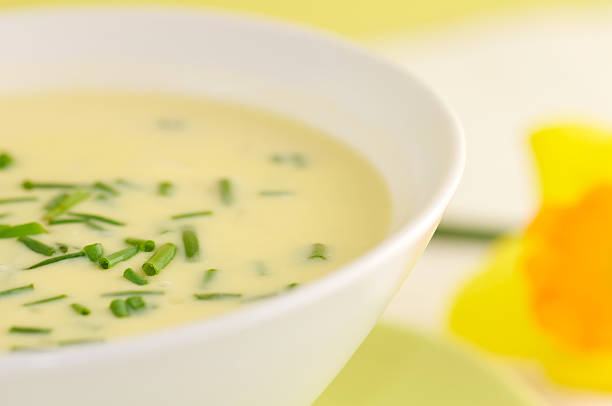 istock Selective Focus White Bowl of Avgolemono Soup 183808334