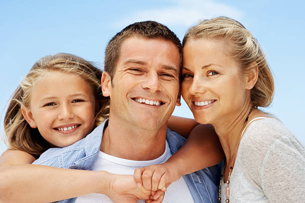 istock Happy family portrait 183808416
