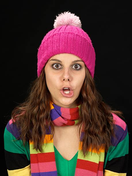 istock crazy girl with colored cap 183808457