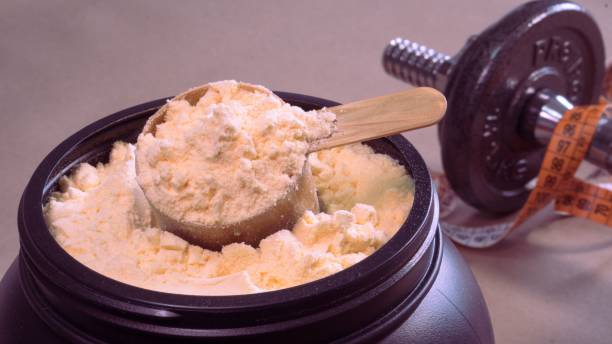 istock Protein powder ready to be consumed in a gym 1838087953