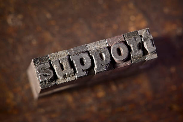 istock SUPPORT Written In Old Metal Letterpress 183808855