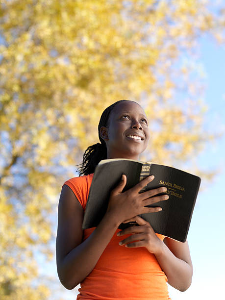istock Joyful Christian woman 183809174