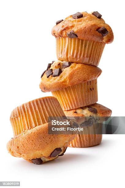 Kleingebäck Muffin Stockfoto und mehr Bilder von Dessertpasteten - Dessertpasteten, Fotografie, Freisteller – Neutraler Hintergrund