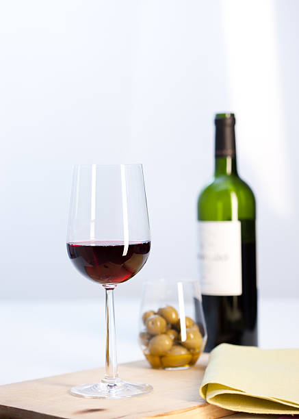 Red wine stock photo