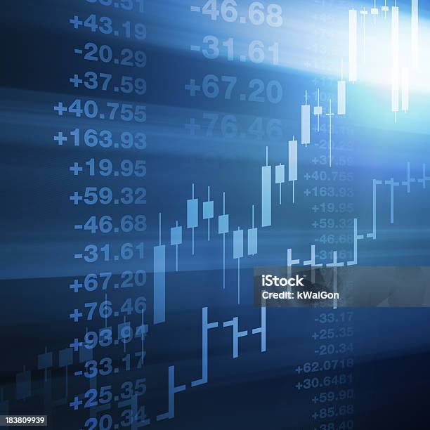 Photo libre de droit de Marché Boursier Fond banque d'images et plus d'images libres de droit de Analyser - Analyser, Finance, Graphique