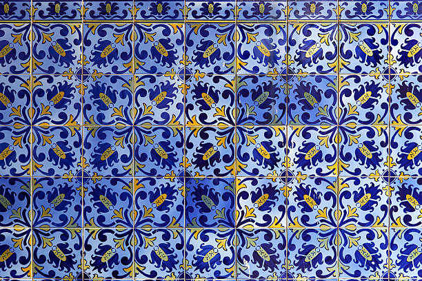 Colorful tiles stock photo
