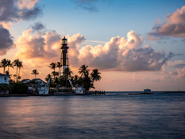 istock Sunrise behind the lighthouse 1838117702