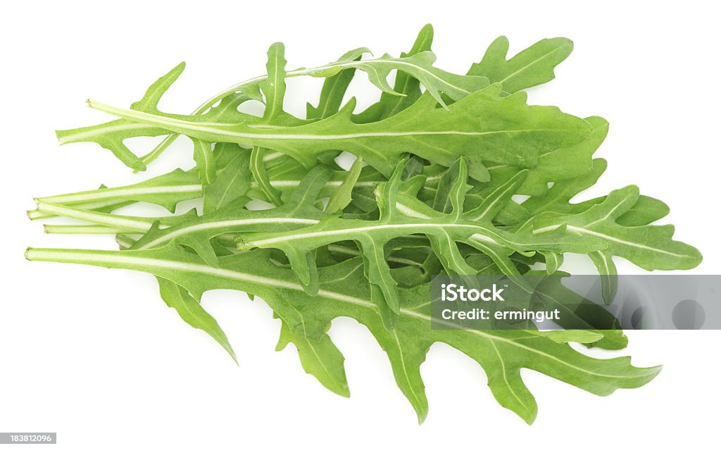 Rucola-Salat, isoliert auf weiss - Lizenzfrei Rucola Stock-Foto