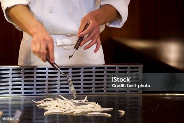 Teppan Yaki Stock Photo - Download Image Now - Barbecue Grill, Chef, Commercial Kitchen