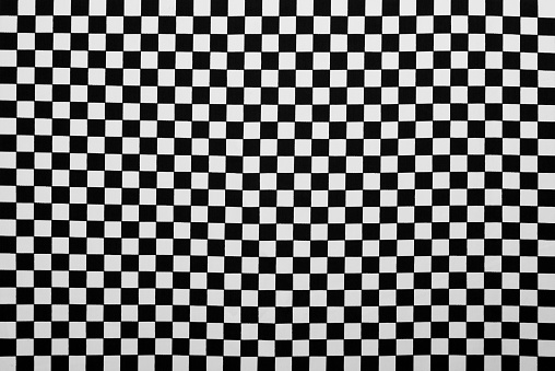 Photo Of Fabric As Black And White Plaid Background