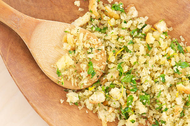 istock Toasted Breadcrumbs with Herbs from Above 183813697