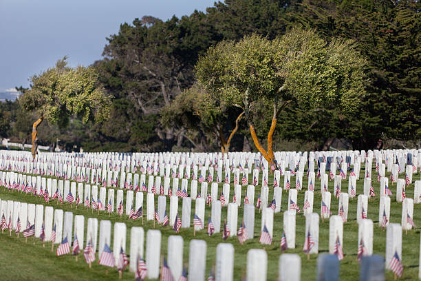 istock Memorial Day at the National Cemetery 183813744