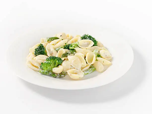 Photo of Shell Pasta in a Cream Sauce