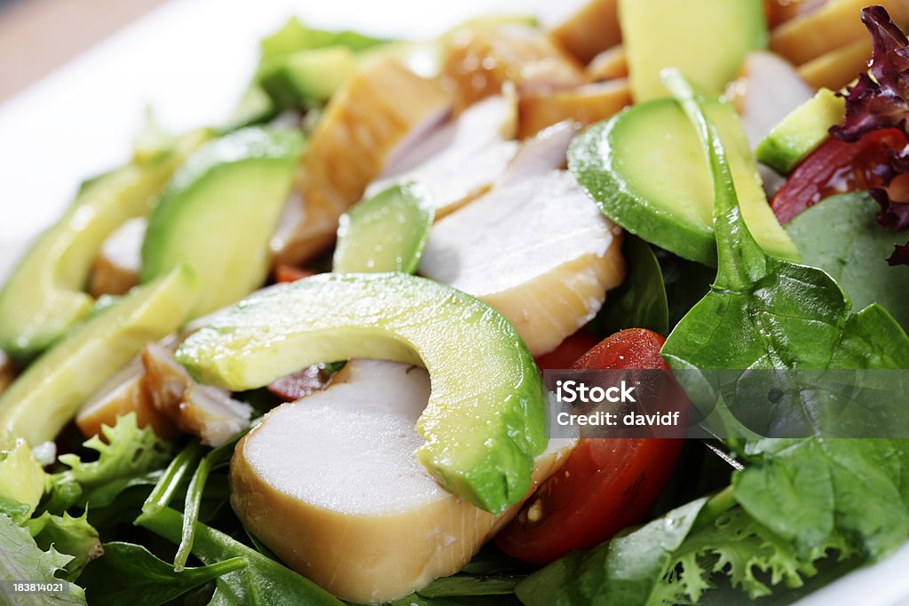 Salada saudável - Foto de stock de Abacate royalty-free